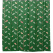 Rideaux De Douche Elegant Leaves et Vines Pattern Paper Texture | (Devant)