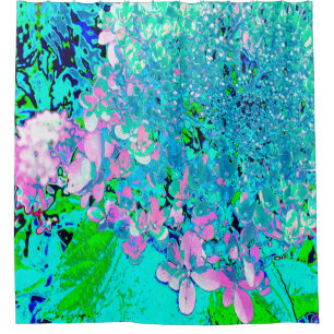 Rideaux De Douche Élégant Limelight rose et bleu Hydrangea
