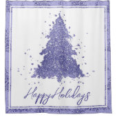 Rideaux De Douche Elegant Merry Christmas | Charming Lavender Purple (Devant)