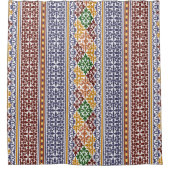 Rideaux De Douche élégant motif ethnique (Devant)