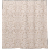 Rideaux De Douche Elegant Ornate Cream Victorian Damask (Devant)
