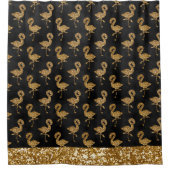 Rideaux De Douche Elégant Parties scintillant or Flamingo Pattern Sp (Devant)
