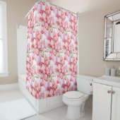Rideaux De Douche Elegant Pink Orchids Shower Curtain (En situation)