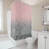 Rideaux De Douche Élégant Rose Gold Parties scintillant Empreinte de (En situation)