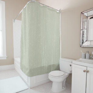 Rideaux De Douche Élégant Sage Green Wood Grain