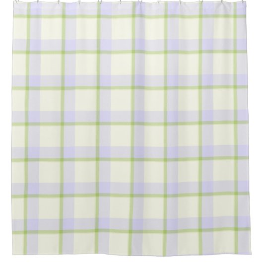 Rideaux De Douche Elégant Tartan de Pâques (Devant)