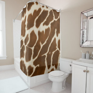 Rideaux De Douche Élégante collection populaire de vache Faux cuir