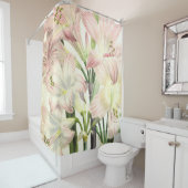 Rideaux De Douche Élégante Lys Blush (En situation)
