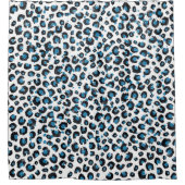 Rideaux De Douche Elégante Parties scintillant Bleue Poster de anima (Devant)