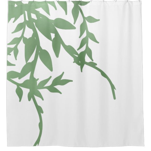 Rideaux De Douche Élégante verdure (Devant)