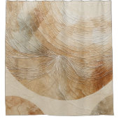 Rideaux De Douche Élément bohème bohème neutre aéré naturel (Devant)