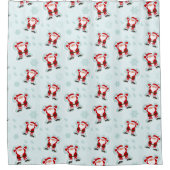 Rideaux De Douche Éléments de Noël Père Noël (Devant)