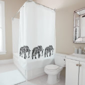 Rideaux De Douche Elephant avec Zebra Stripes + vos idées (En situation)