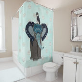 RIDEAUX DE DOUCHE ELEPHANT & FALCON (En situation)