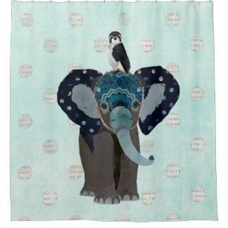 RIDEAUX DE DOUCHE ELEPHANT & FALCON