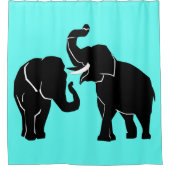 Rideaux De Douche Eléphants (Devant)
