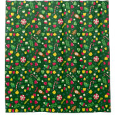 Rideaux De Douche Elf le Motif Candy de cinéma (Devant)