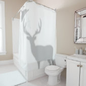 Rideaux De Douche Elk Shadow Silhouette Shadow Buddies dans Douche (En situation)