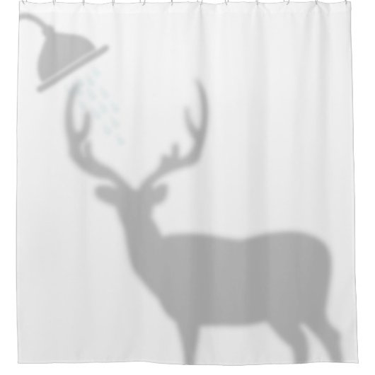 Rideaux De Douche Elk Shadow Silhouette Shadow Buddies dans Douche (Devant)