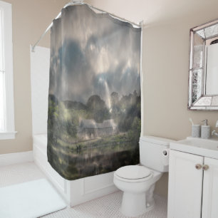 Rideaux De Douche Elle émerge du noir