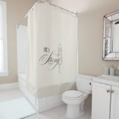 Rideaux De Douche Elle est Proverbes forts 31:25 (En situation)