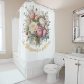 Rideaux De Douche Elle s'épanouit dans la couleur sauvage (En situation)