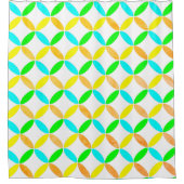 Rideaux De Douche Ellipse Motif Art Abstrait (Devant)