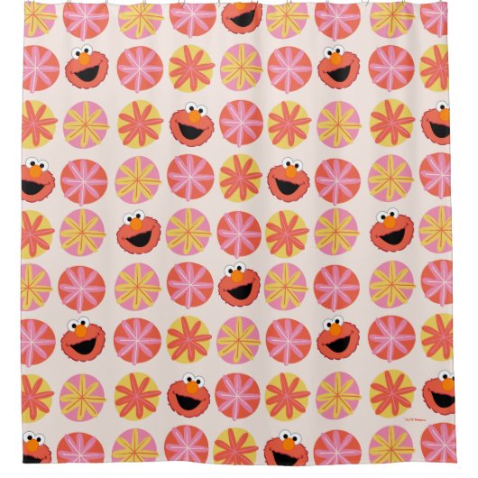 Rideaux De Douche Elmo Pom-Pom Motif (Devant)