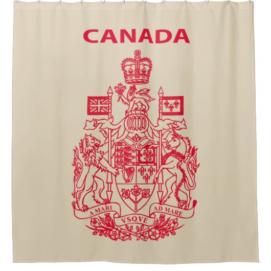 Rideaux De Douche Emblème national du Canada (Devant)