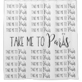 Rideaux De Douche "Emmène-Moi À Paris" (Devant)