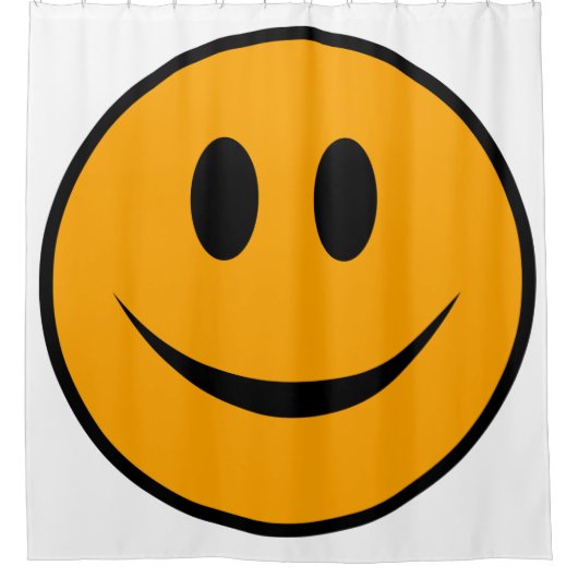 Rideaux De Douche Emoji du visage souriant (Devant)