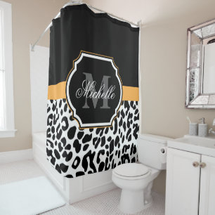 Rideaux De Douche empreinte de léopard
