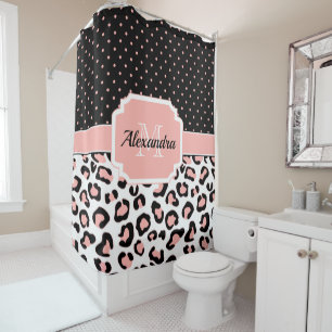 Rideaux De Douche Empreinte de léopard