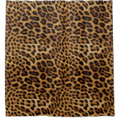Rideaux De Douche Empreinte de léopard Brown chic (Devant)