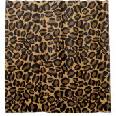 Rideaux De Douche Empreinte de léopard Motif classique Jungle Cheeta (Devant)