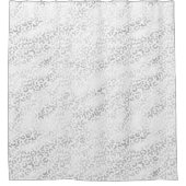 Rideaux De Douche Empreinte de léopard Silver Glam (Devant)