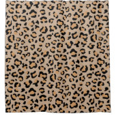 Rideaux De Douche Empreinte de léopard, Spots de léopard, Leopard Br (Devant)