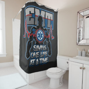 Rideaux De Douche EMT sauvant un vivant à la fois
