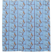 Rideaux de douche en carreaux de nuit (Devant)