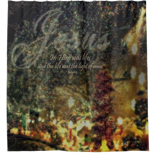 Rideaux De Douche En Lui Était La Vie (Devant)