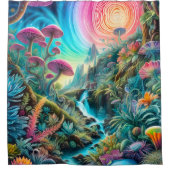 Rideaux De Douche Enchanted Psychedelic Dreamscape (Devant)