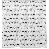 Rideaux De Douche Enfants Amusants Halloween mignonne Fantômes Blanc (Devant)