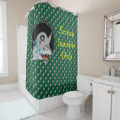 Rideaux De Douche Enquêtes sérieuses de requin de piscine seulement (En situation)