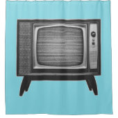 Rideaux De Douche Ensemble de télévision Pop Art Retro  (Devant)