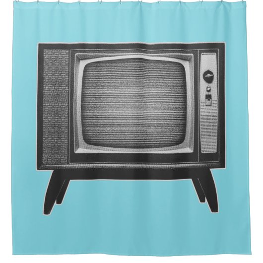 Rideaux De Douche Ensemble de télévision Pop Art Retro  (Devant)