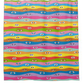 Rideaux De Douche Ensemble Motif des yeux (Devant)