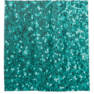 Rideaux De Douche Épercées turquoise : Bright Close Up Foundation