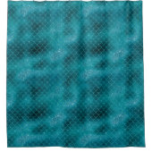 Rideaux De Douche Épersion de la sirène Turquoise (Devant)