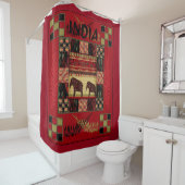 Rideaux De Douche Ephapes ethniques disparates en Inde (En situation)