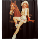 Rideaux De Douche Épingle de fille (Devant)